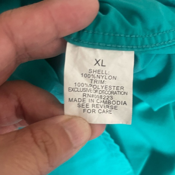 Magellan Outdoors Men's Aqua Button Down Shirt Size XLarge - Picture 9 of 9